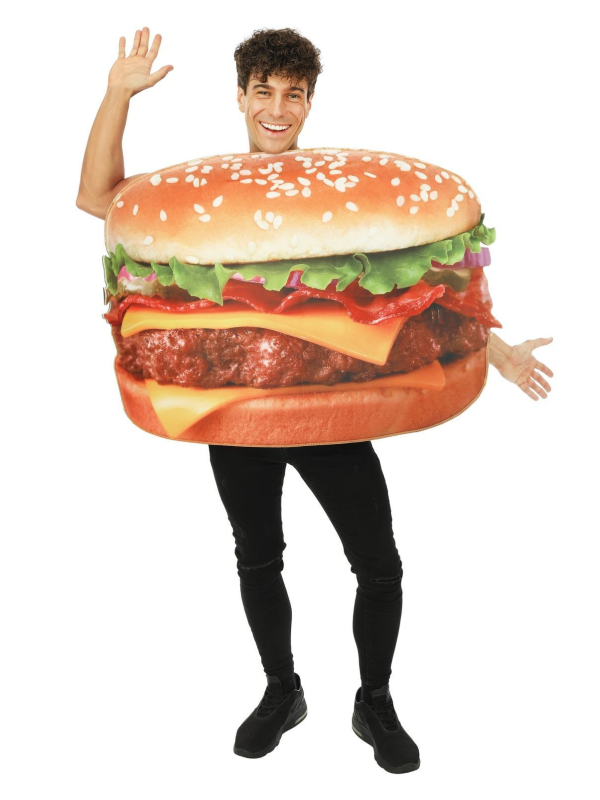 Déguisement de Burger pour Adulte : Le roi du Fast-Food