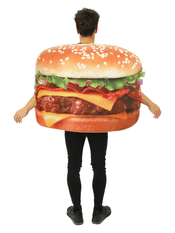 Déguisement de Burger pour Adulte : Le roi du Fast-Food
