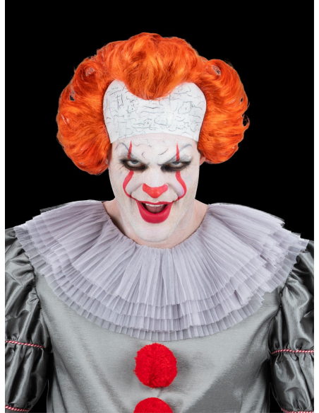 Perruque Pennywise en latex avec tête chauve dans IT Chapitre 2