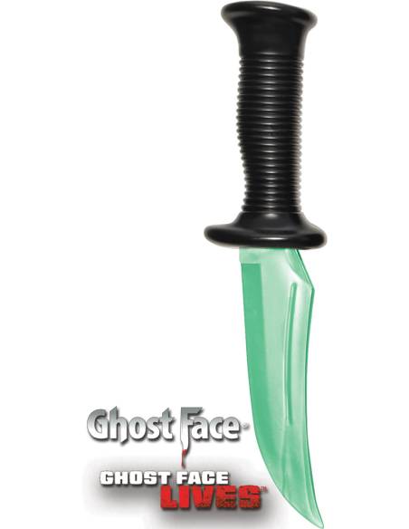 Couteau Ghost Face® GID - L'accessoire indispensable pour votre déguisement Scream