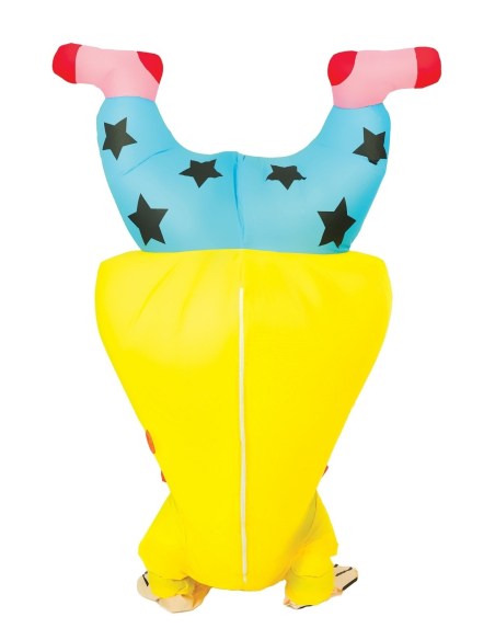 Costume Gonflable Clown à l'envers - adulte - taille unique