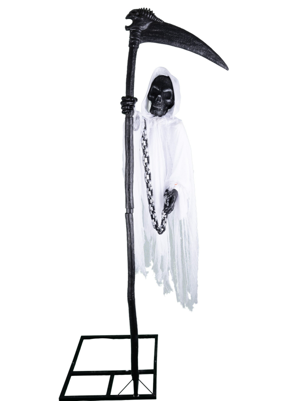 Faucheuse Fantôme Flottante 230cm avec Chaîne : Créez un Cimetière Hanté Inoubliable!