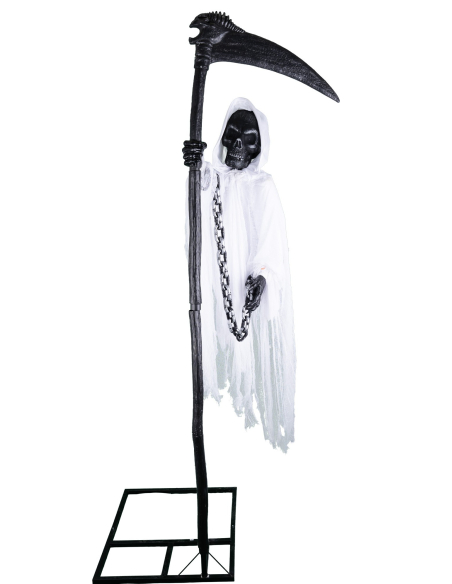 Faucheuse Fantôme Flottante 230cm avec Chaîne : Créez un Cimetière Hanté Inoubliable!