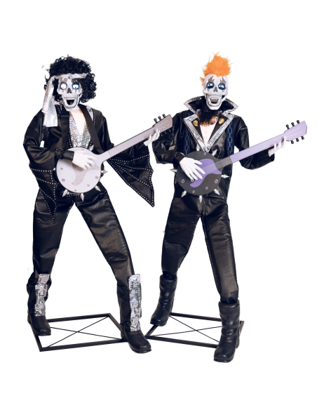 Automate Halloween Duo de squelettes Punk Rock