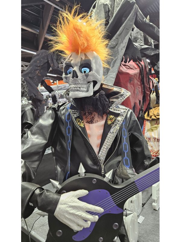 Automate Halloween Duo de squelettes Punk Rock