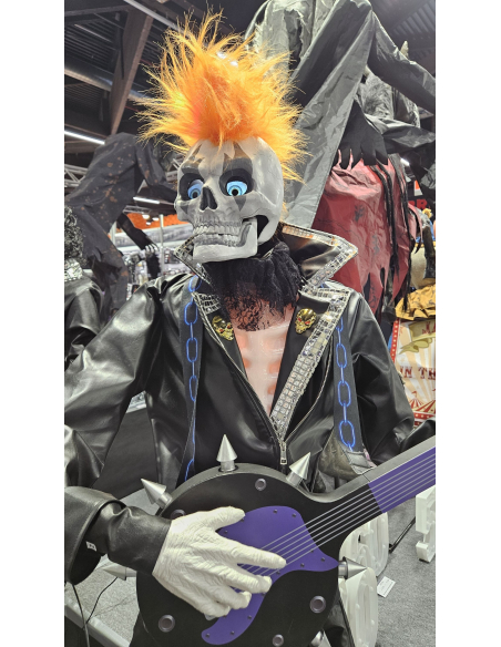 Automate Halloween Duo de squelettes Punk Rock