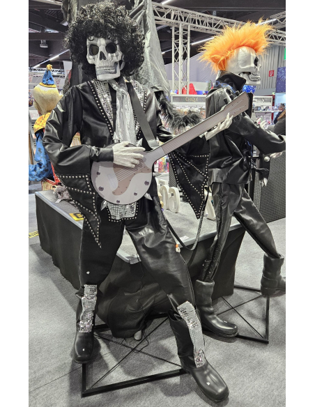 Automate Halloween Duo de squelettes Punk Rock