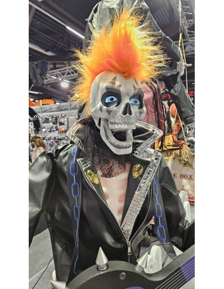 Automate Halloween Duo de squelettes Punk Rock