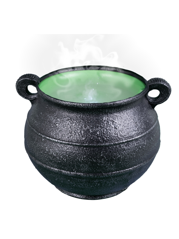 Chaudron de Sorcière avec Générateur de Brume - Décoration Halloween Magique