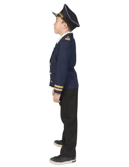 Déguisement Pilote d’Avion Enfant – Veste Uniforme Aviateur