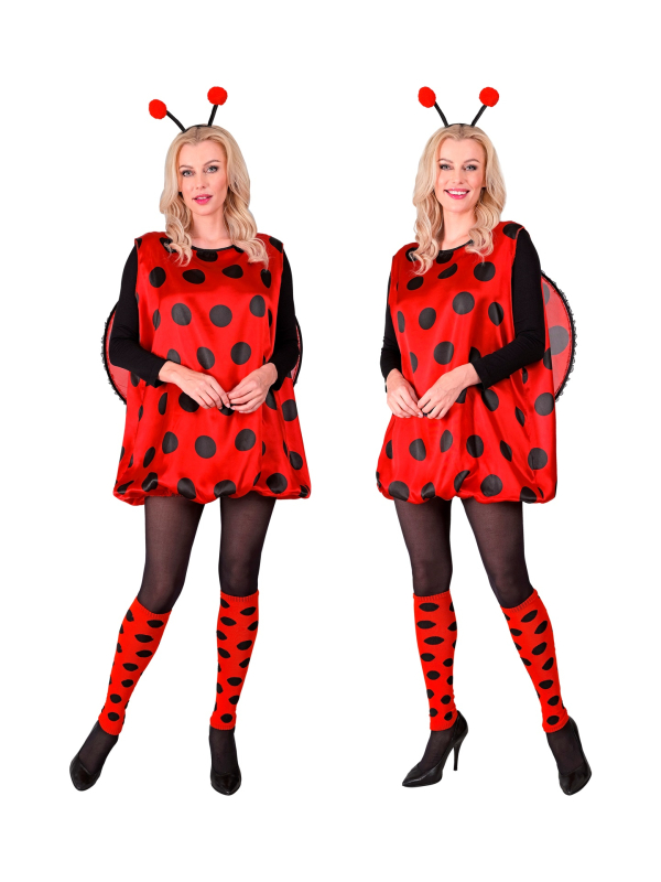 Costume Coccinelle Femme avec Accessoires - Idéal pour Soirées à Thème et Carnaval.
