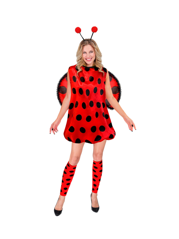 Costume Coccinelle Femme avec Accessoires - Idéal pour Soirées à Thème et Carnaval.
