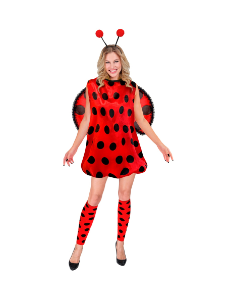 Costume Coccinelle Femme avec Accessoires - Idéal pour Soirées à Thème et Carnaval.