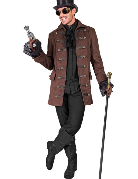Veste Steampunk Homme - L'Élégance Victorienne Polyvalente