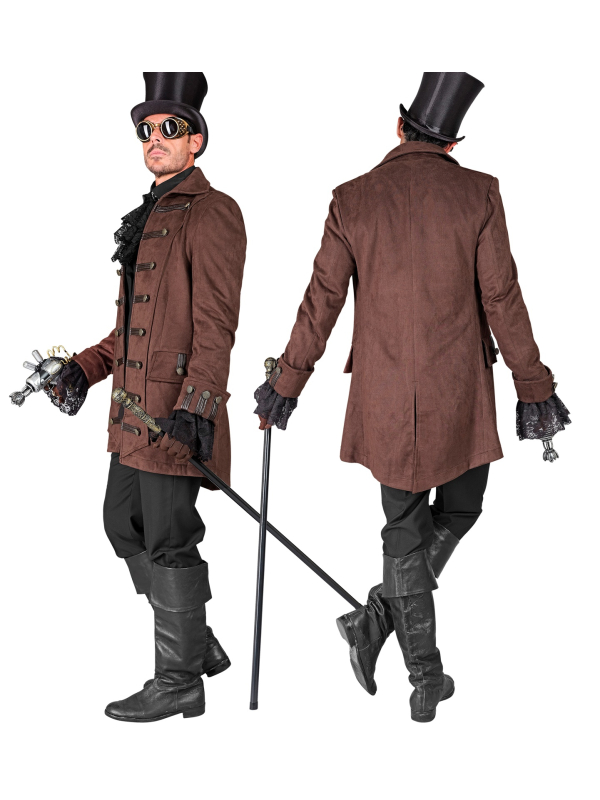 Veste Steampunk Homme - L'Élégance Victorienne Polyvalente