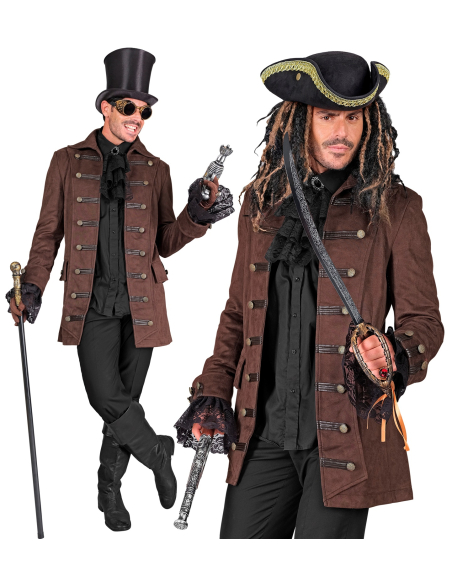 Veste Steampunk Homme - L'Élégance Victorienne Polyvalente