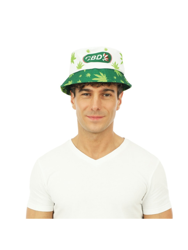 Bob CBD Feuilles de Cannabis - Accessoire Humoristique pour Festivals et Soirées