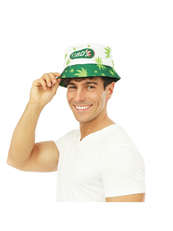 Bob CBD Feuilles de Cannabis - Accessoire Humoristique pour Festivals et Soirées