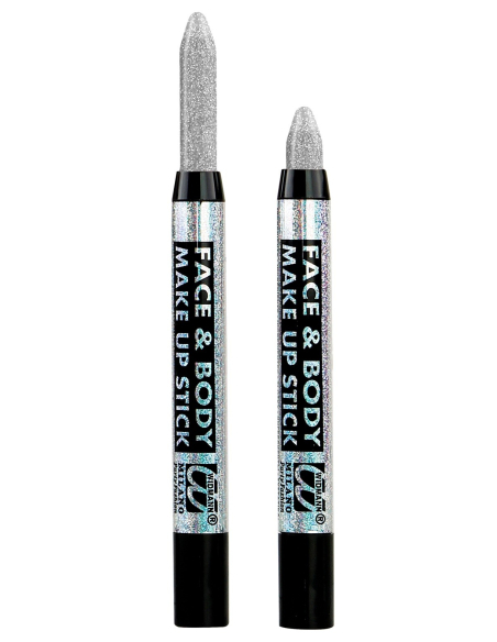 Crayon de Maquillage Scintillant Argent Pailleté