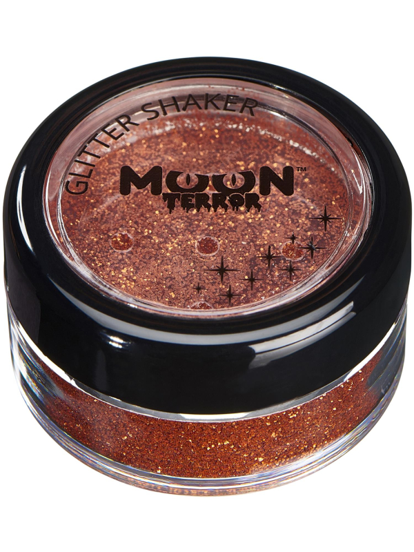 Paillettes de maquillage Halloween Moon Terror, orange, 4,2 g