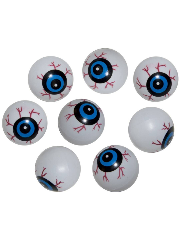 Faux yeux ensanglantés - Lot de 8 pour Halloween effrayant