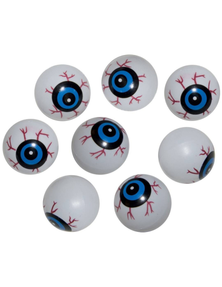 Faux yeux ensanglantés - Lot de 8 pour Halloween effrayant
