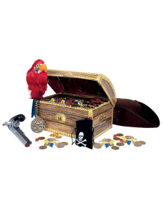 Coffre au trésor pirate à monter soi-même - Décoration immersive et ludique