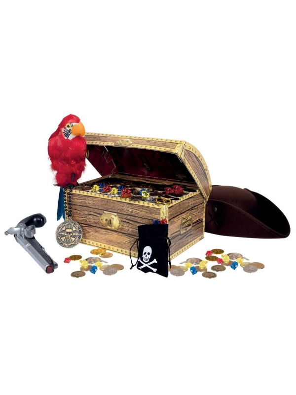 Coffre au trésor pirate à monter soi-même - Décoration immersive et ludique