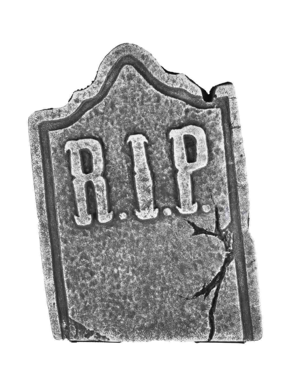 Pierre tombale RIP - Lot de 3 pour une décoration Halloween réaliste