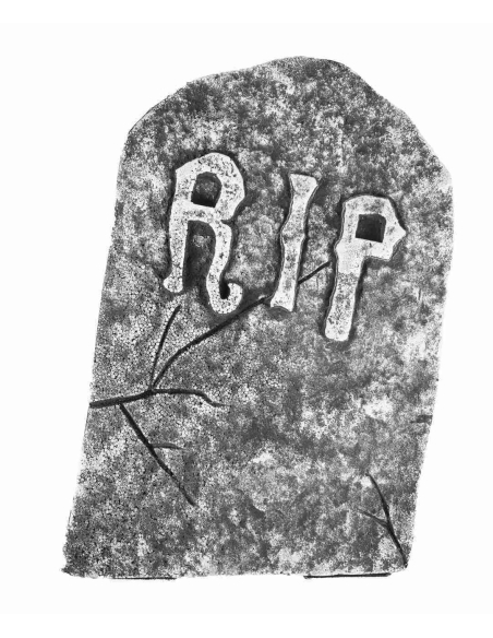 Pierre tombale RIP - Lot de 3 pour une décoration Halloween réaliste