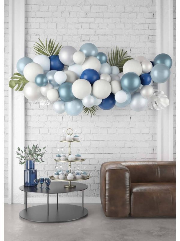 Kit Ballons Argent Cam & Léon - 50 Ballons pour une Fête Éblouissante