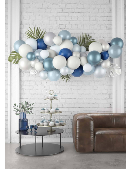 Kit Ballons Argent Cam & Léon - 50 Ballons pour une Fête Éblouissante