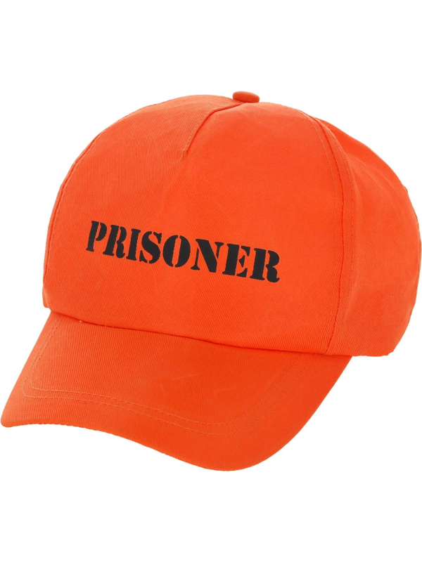 Casquette Orange Prisonnier USA - Complétez Votre Déguisement