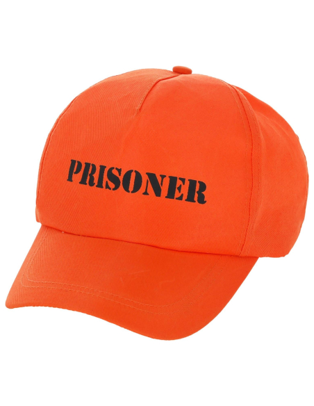 Casquette Orange Prisonnier USA - Complétez Votre Déguisement