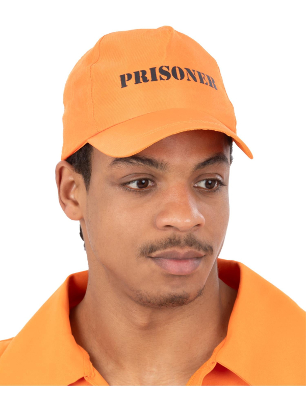 Casquette Orange Prisonnier USA - Complétez Votre Déguisement