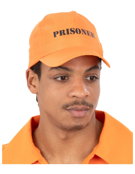 Casquette Orange Prisonnier USA - Complétez Votre Déguisement