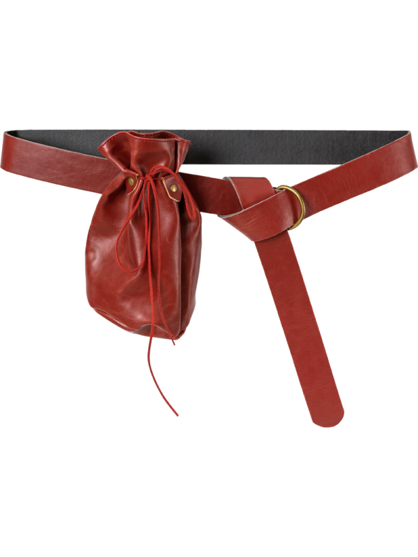 Ceinture avec Bourse Aspect Cuir - Accessoire Médiéval