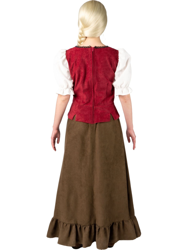 Costume Médiéval Femme : Robe Authentique pour Fêtes et Reconstitutions Historiques