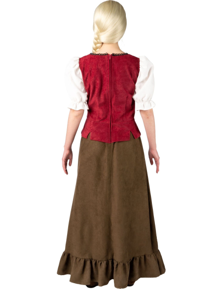 Costume Médiéval Femme : Robe Authentique pour Fêtes et Reconstitutions Historiques