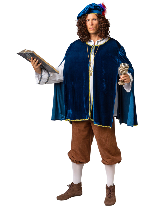 Costume de Luxe du Seigneur du Château : Élégance Médiévale