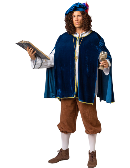 Costume de Luxe du Seigneur du Château : Élégance Médiévale