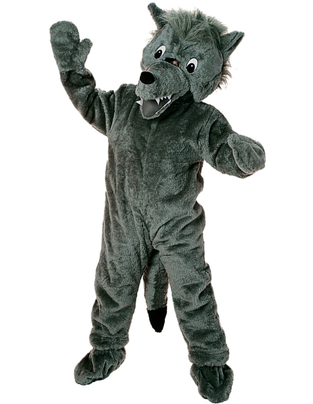Dress Up America – Costume De Loup Gris Réaliste, Combinaison + Masque, Pour Enfant Et Adulte – Parfait Pour Halloween Et Jeux De Rôle