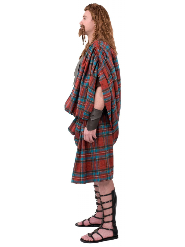 Costume Highlander de Luxe pour Adulte : Incarnez la Bravoure des Guerriers Écossais