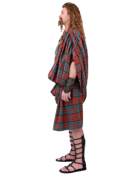 Costume Highlander de Luxe pour Adulte : Incarnez la Bravoure des Guerriers Écossais
