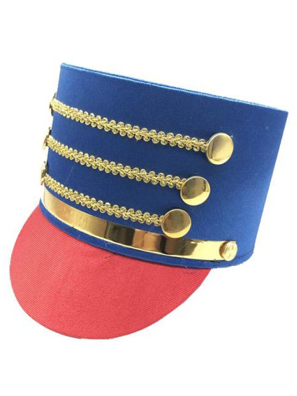 Chapeau Casse-Noisette Rouge et Bleu - Accessoire Festif