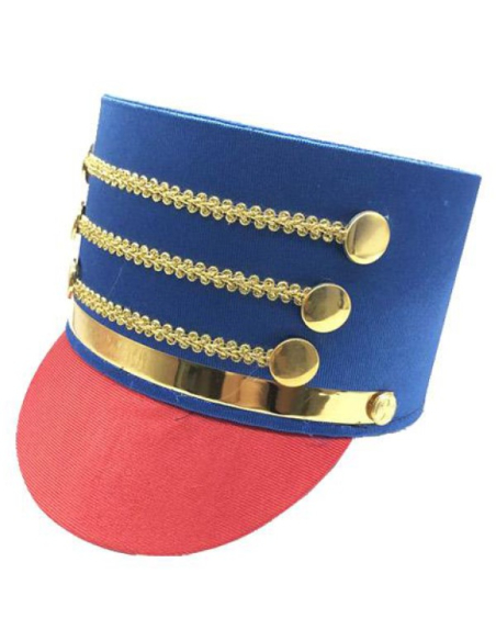 Chapeau Casse-Noisette Rouge et Bleu - Accessoire Festif