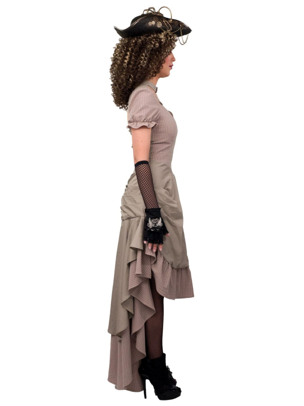 Robe Steampunk Femme Asymétrique - Élégance et Style Victorien