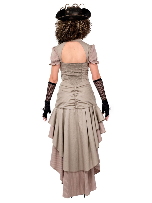 Robe Steampunk Femme Asymétrique - Élégance et Style Victorien