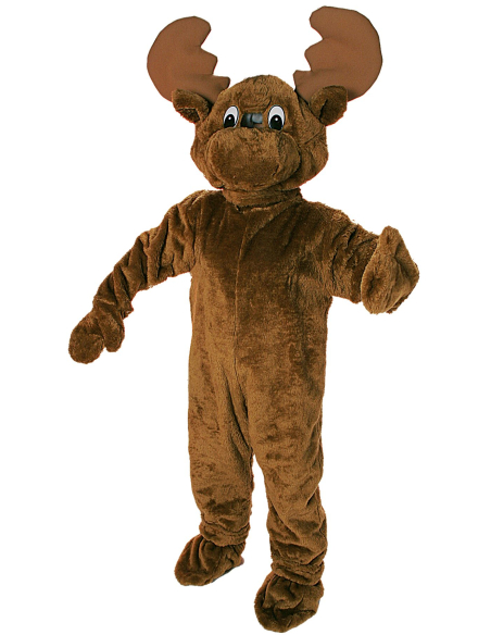 Mascotte d'Élan Marron pour Adulte