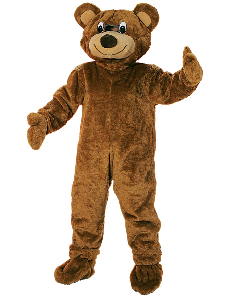 Mascotte d'Ours Brun pour Adulte - Qualité Professionnelle
